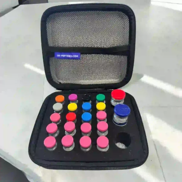 The Peptide Storage Case is a specialized container designed to safely store and preserve peptides for research and therapeutic applications. Crafted from durable, temperature-resistant materials-england-europe-ireland